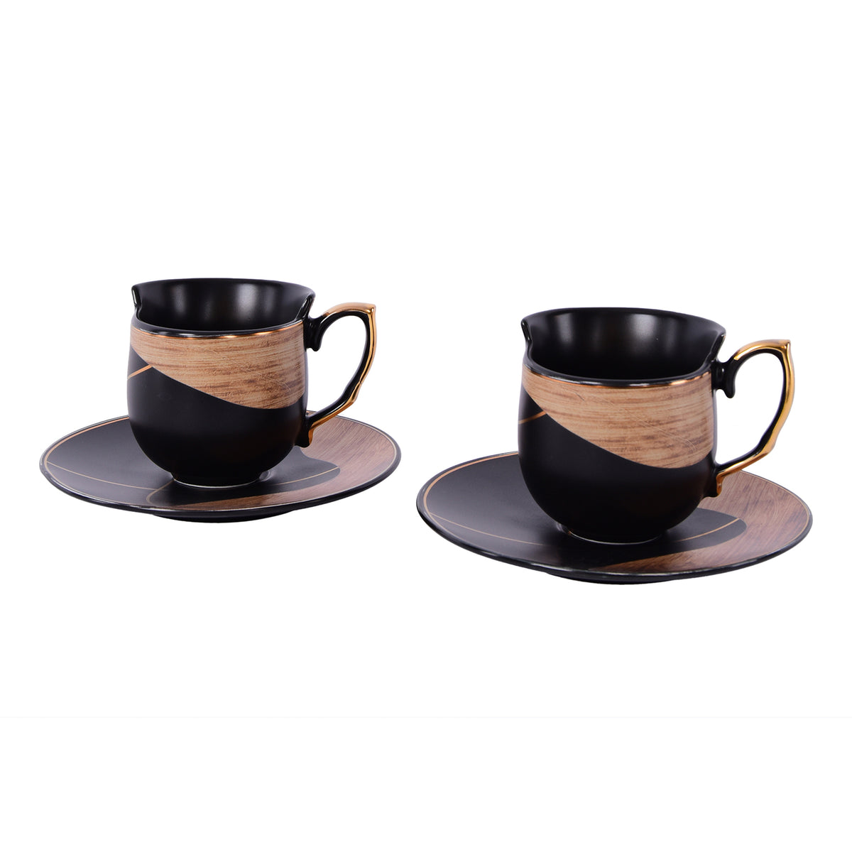 Coffee Set- Brown & Black