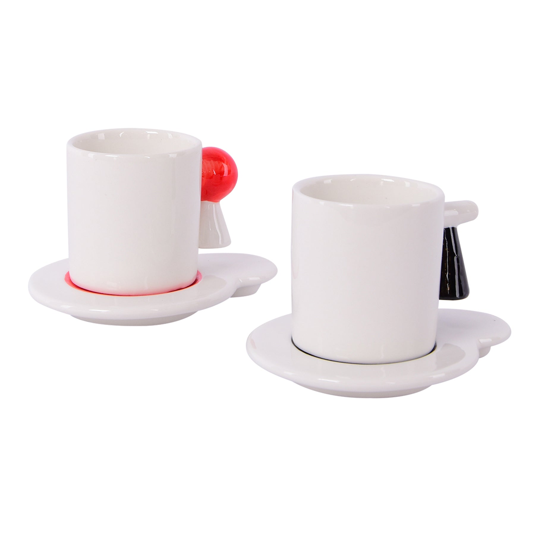 Coffee Set - White & Red