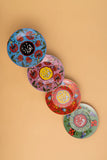 Round Cake Dish 4 pcs - Multi Color