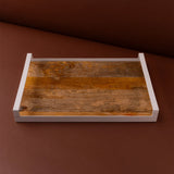 Rectangular serving tray - White