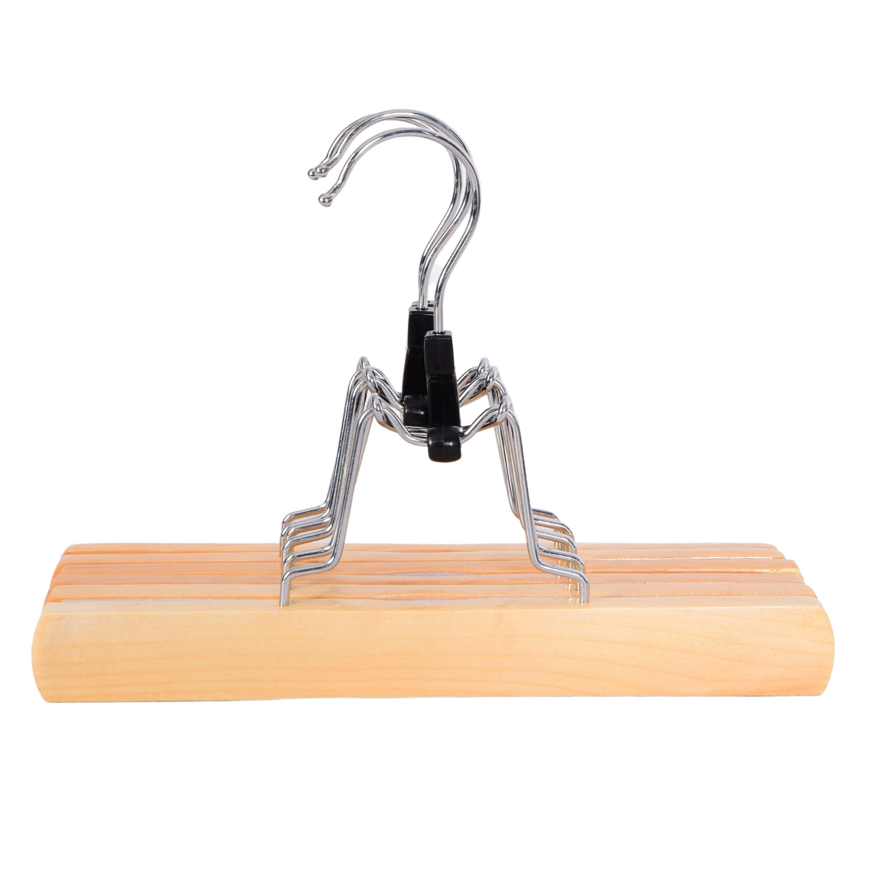 3pcs Wooden pants clamp hanger