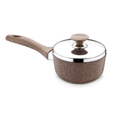 Sauce Pan with Lid - Brown Color