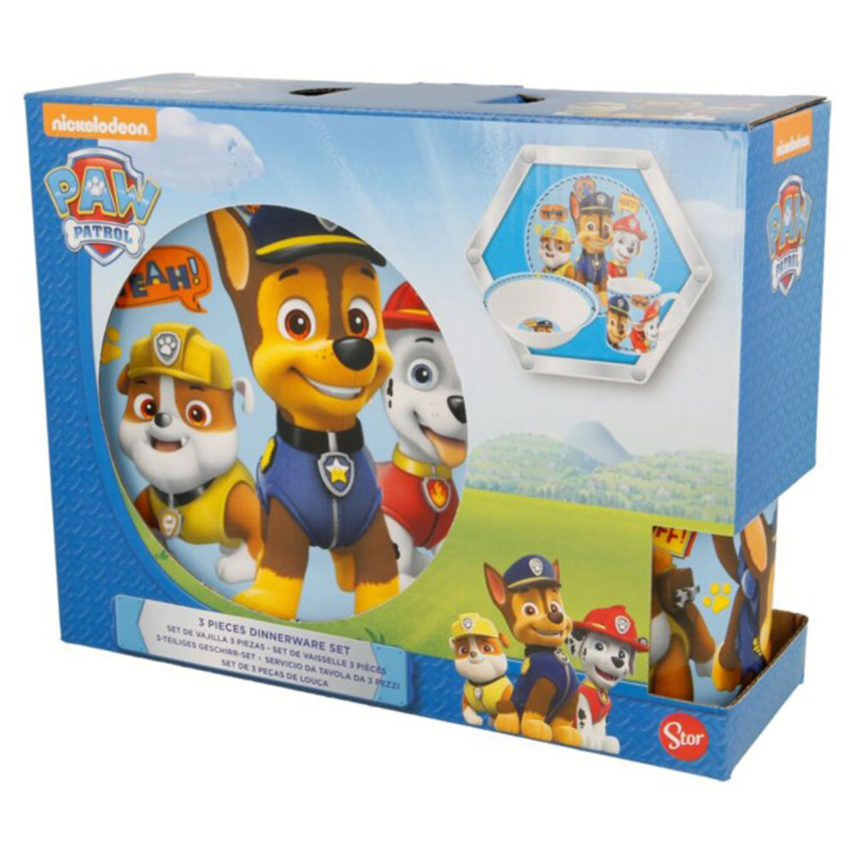 Paw Patrol Dinnerware Set 3 Pcs