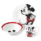 Mickey Mouse Dinnerware Set 3 Pcs