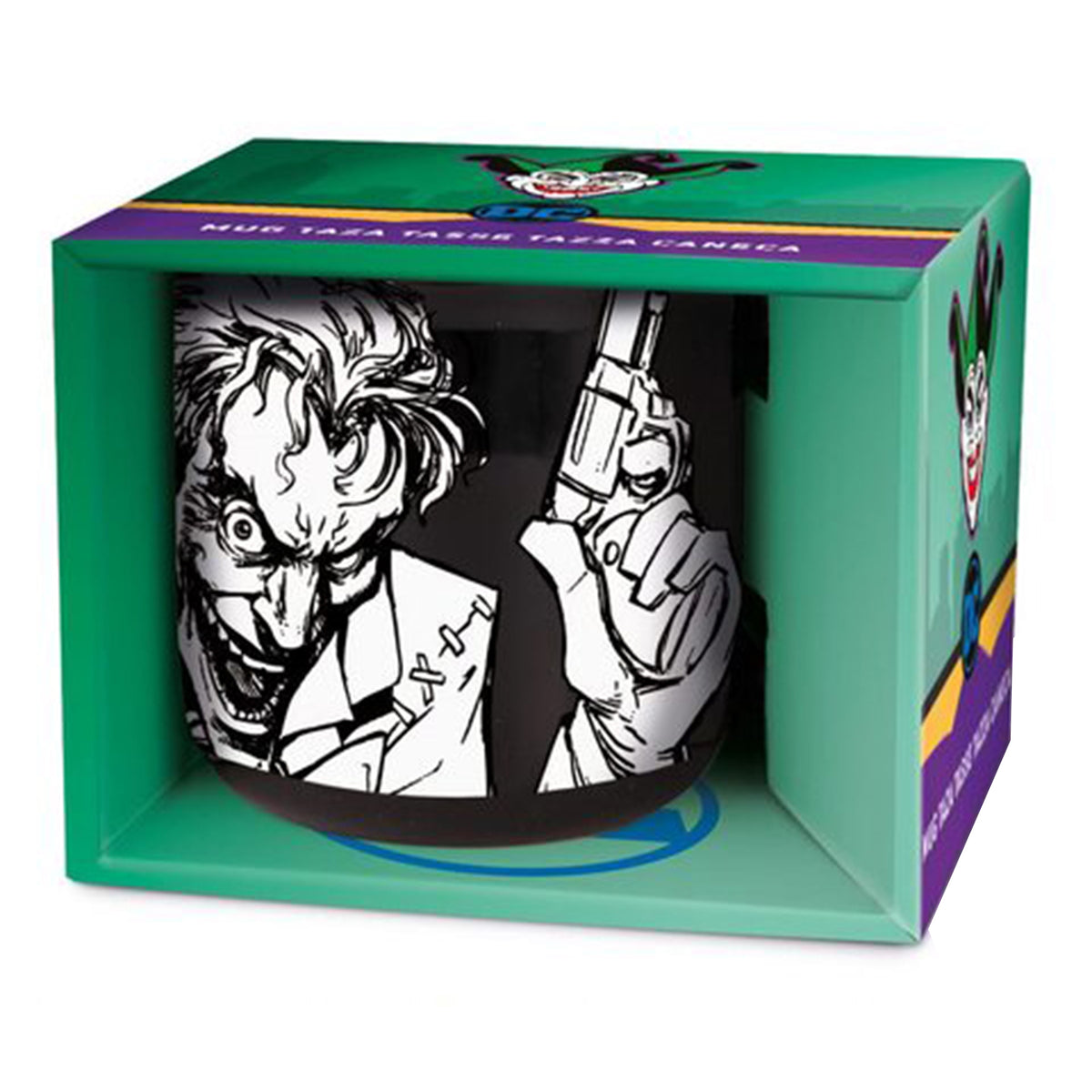 Joker ceramic drinking mug