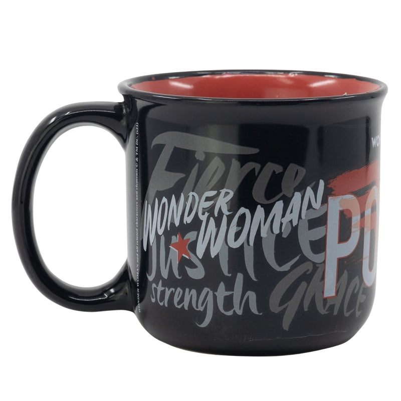 Wonder woman ceramic drinking mug