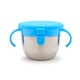 Snack container with lid