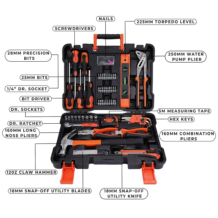 154pcs Hand toolkit