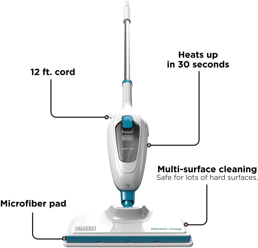 Steam Mop, 1300W, 0.38 Ltr