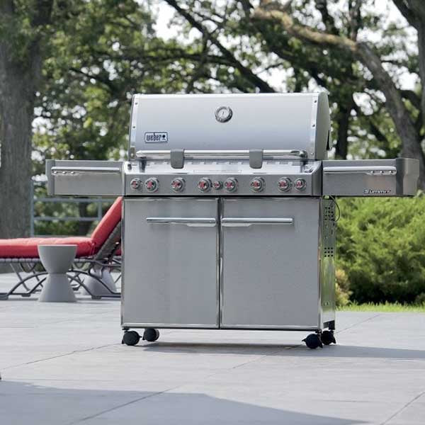 weber SummitÂ® S-670 Gas Grill - Silver