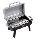 Gas Table Top Grill - Black & Silver