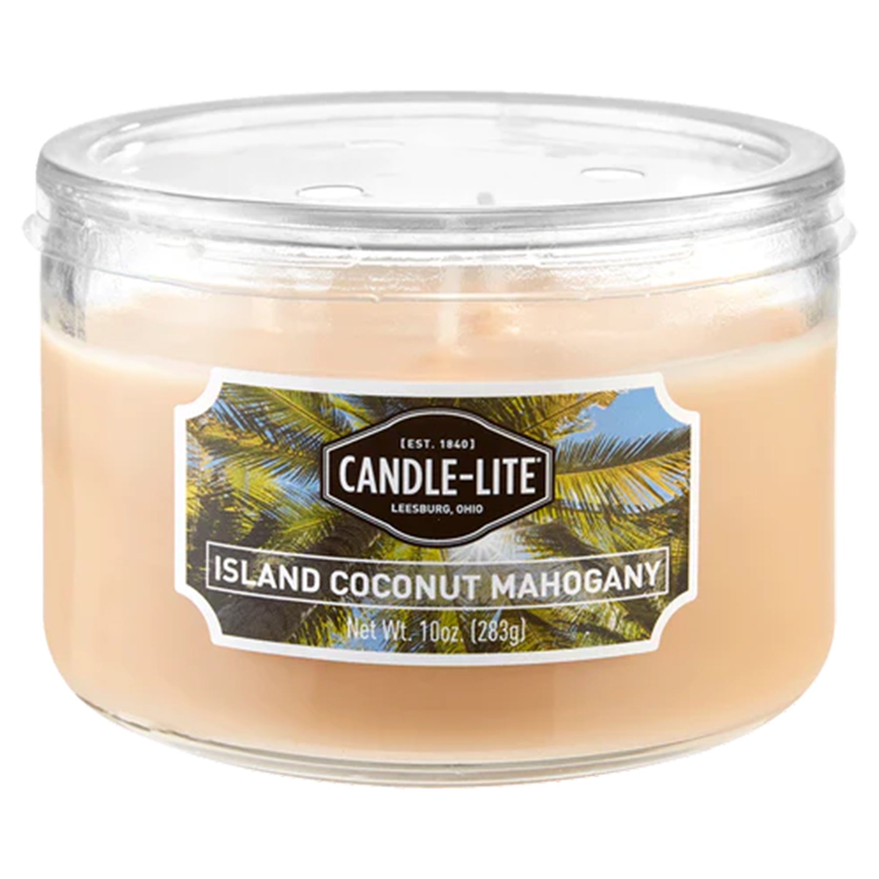 Candle with Fragrance - Coconut Mahogany