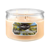 Candle with Fragrance - Coconut Mahogany