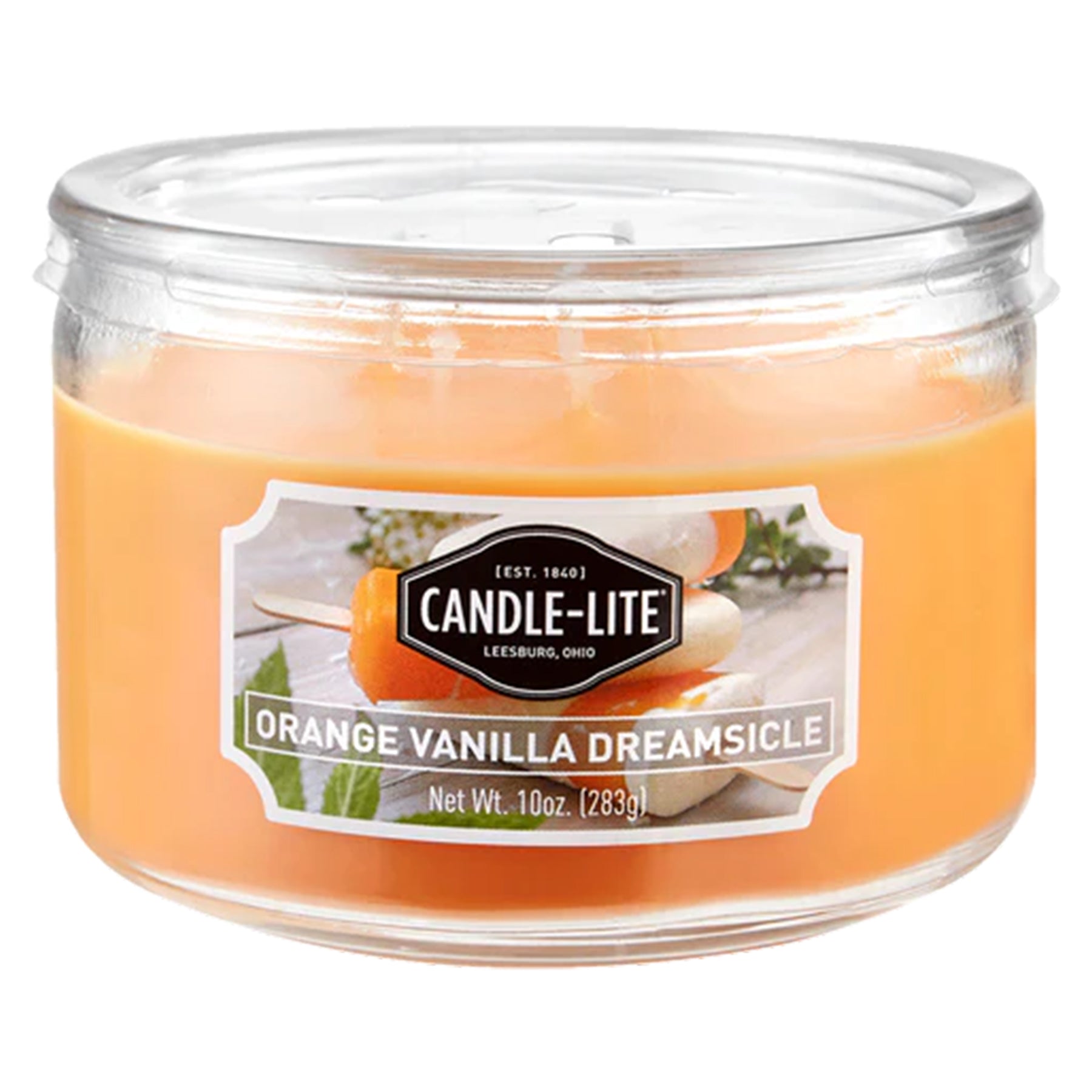 Candle with Fragrance - Orange & Vanilla