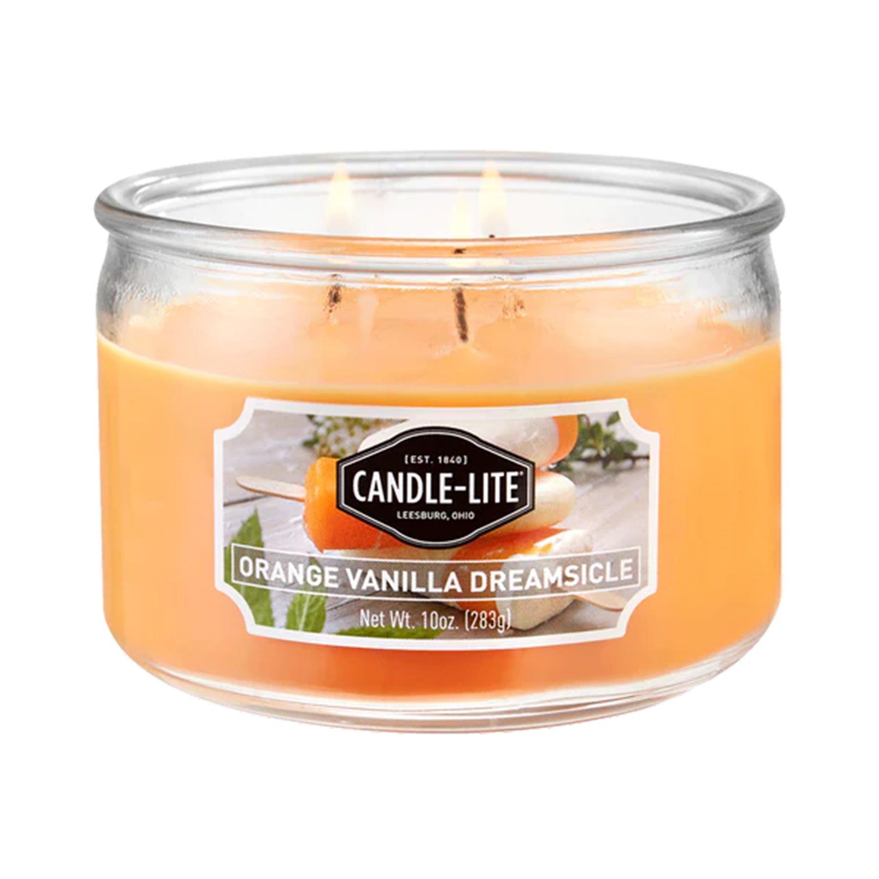 Candle with Fragrance - Orange & Vanilla