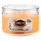 Candle with Fragrance - Orange & Vanilla