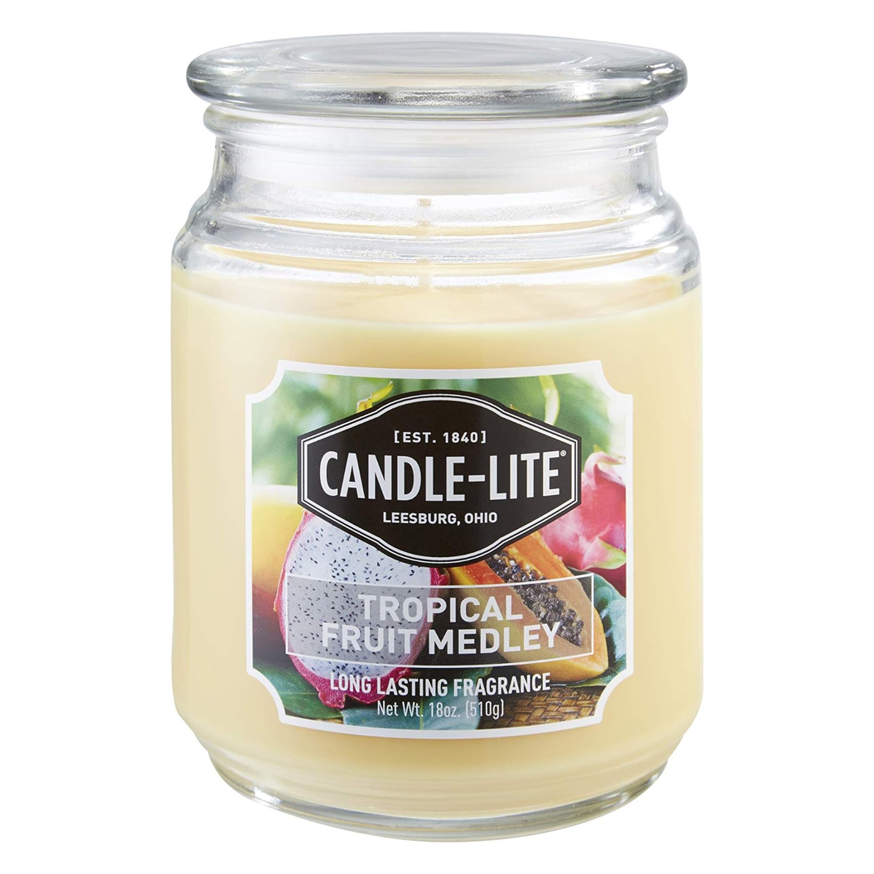 Candle with Fragrance - Tropical Fruit Medley