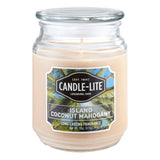 Candle with Fragrance - Coconut Mahogany