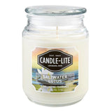 Candle with Fragrance - Saltwater lotus