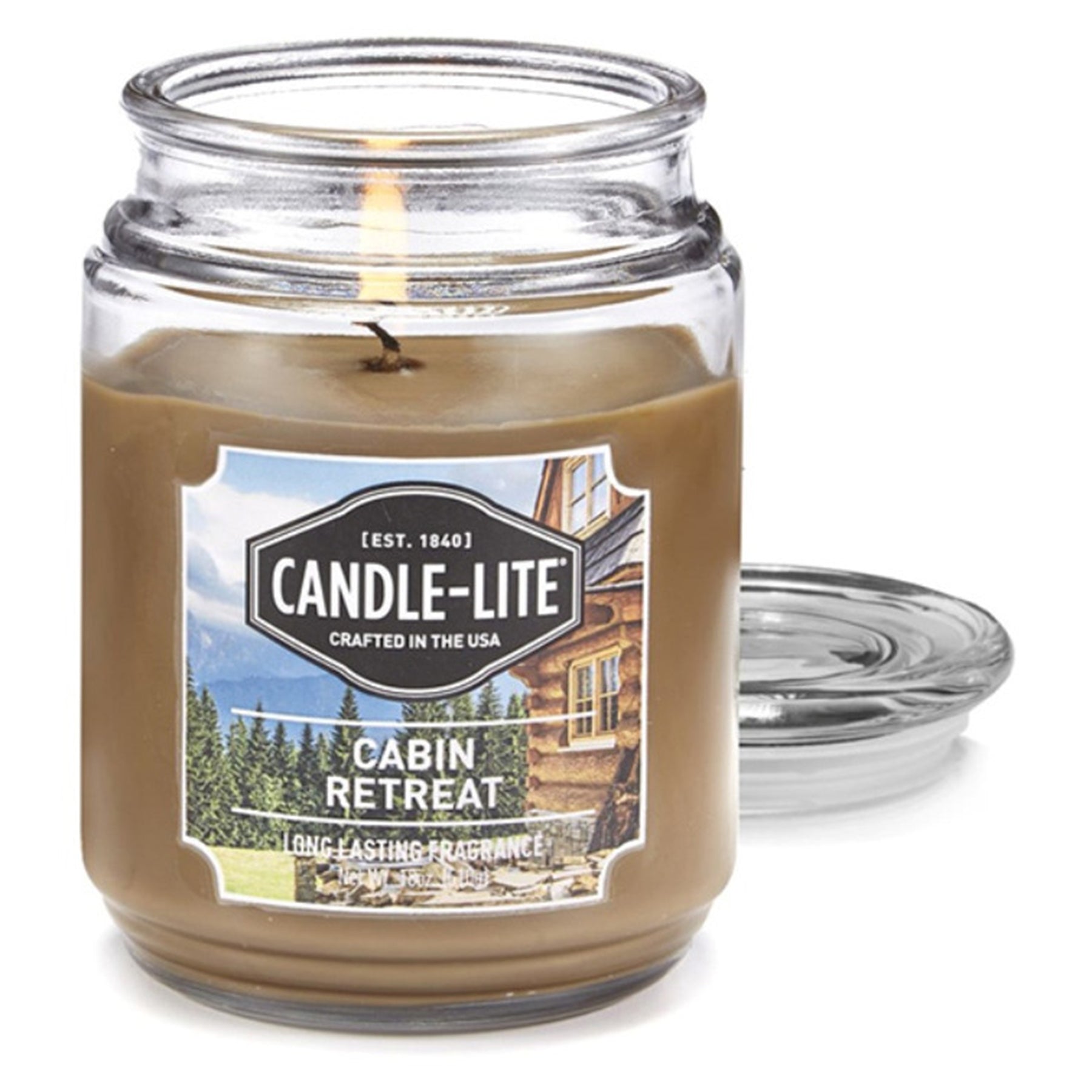 Candle with Fragrance - Cabin Retreat