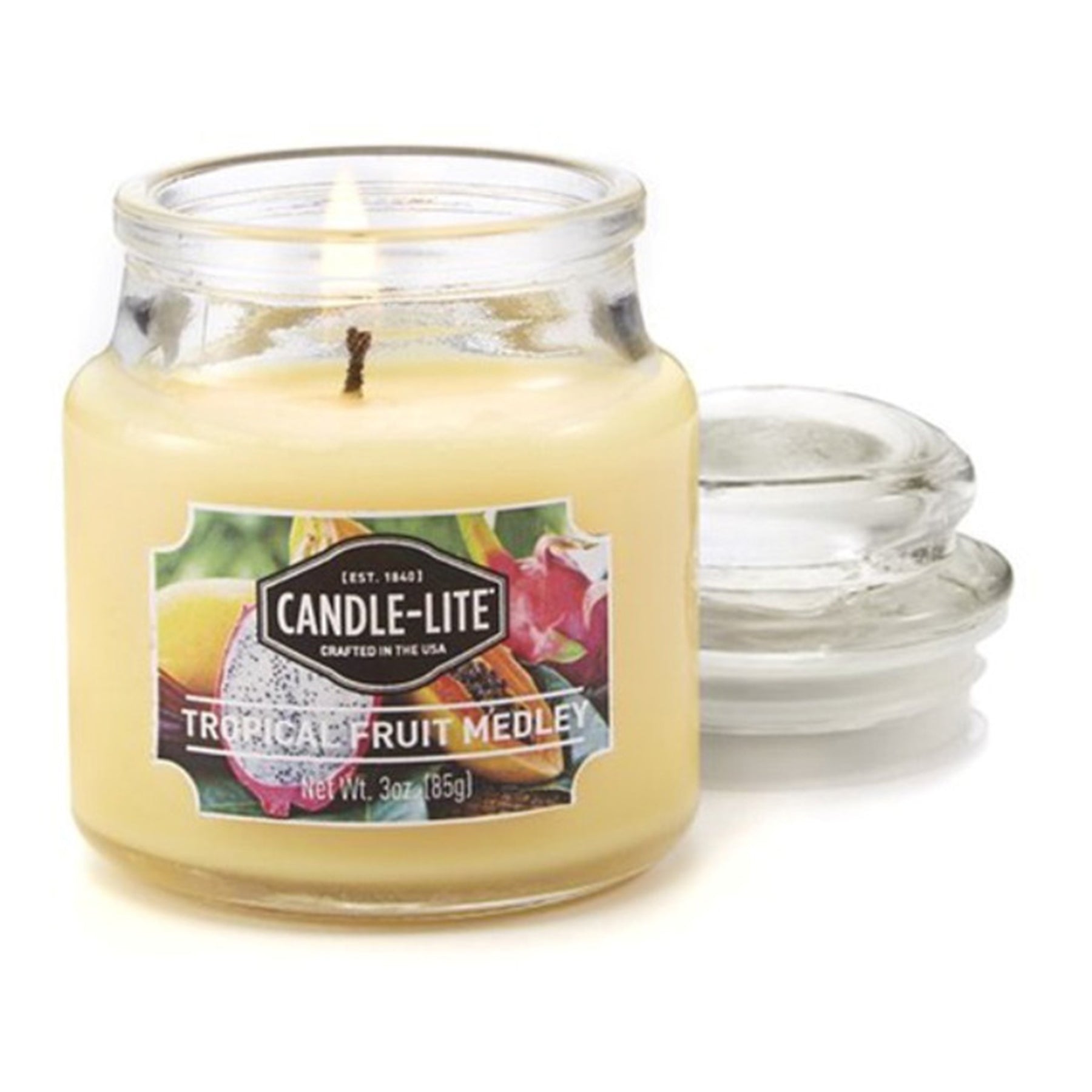 Candle with Fragrance - Tropical Fruit Medley