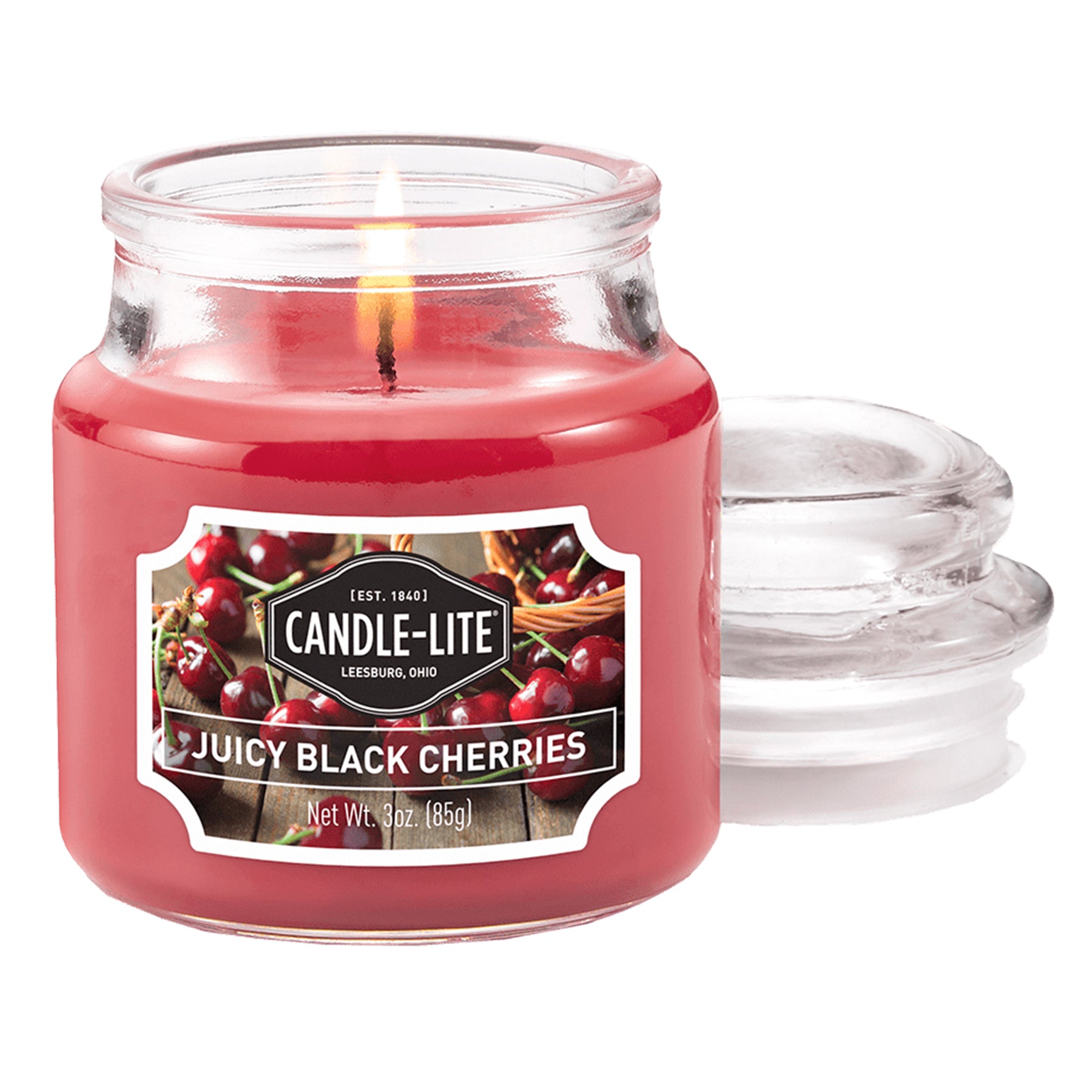 Candle with Fragrance - Black Cherries