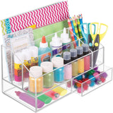 Divided Organizer With Drawers - Clear