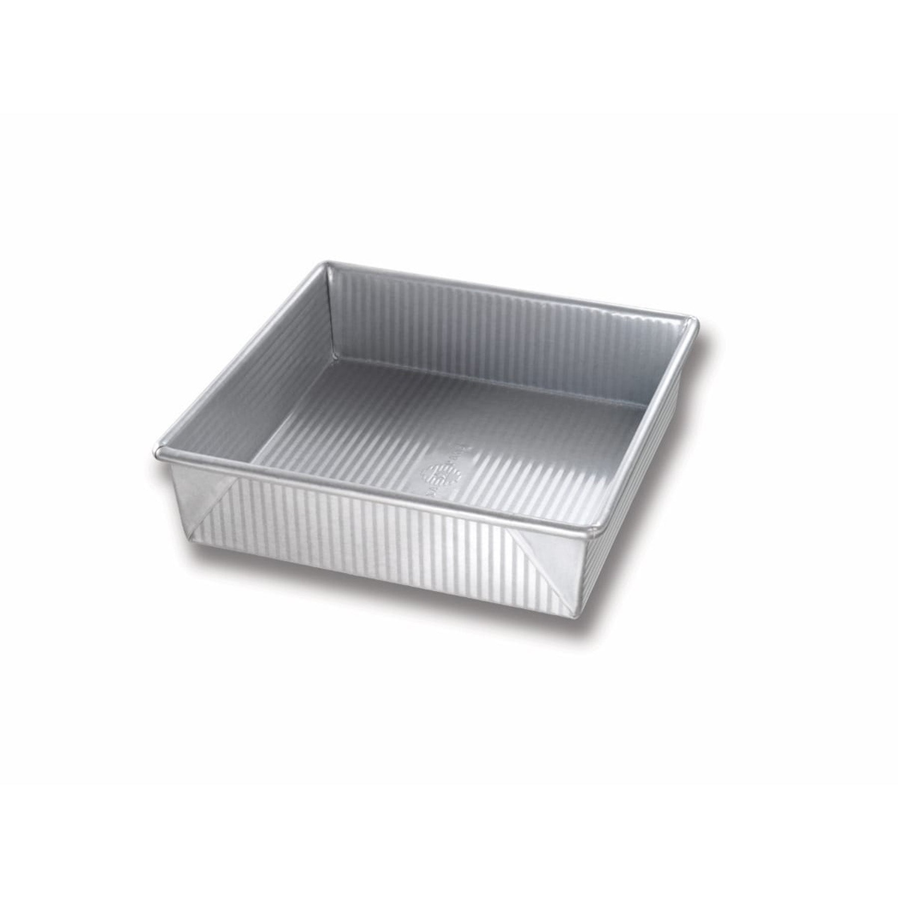 Square Cake Pan , Silver Color