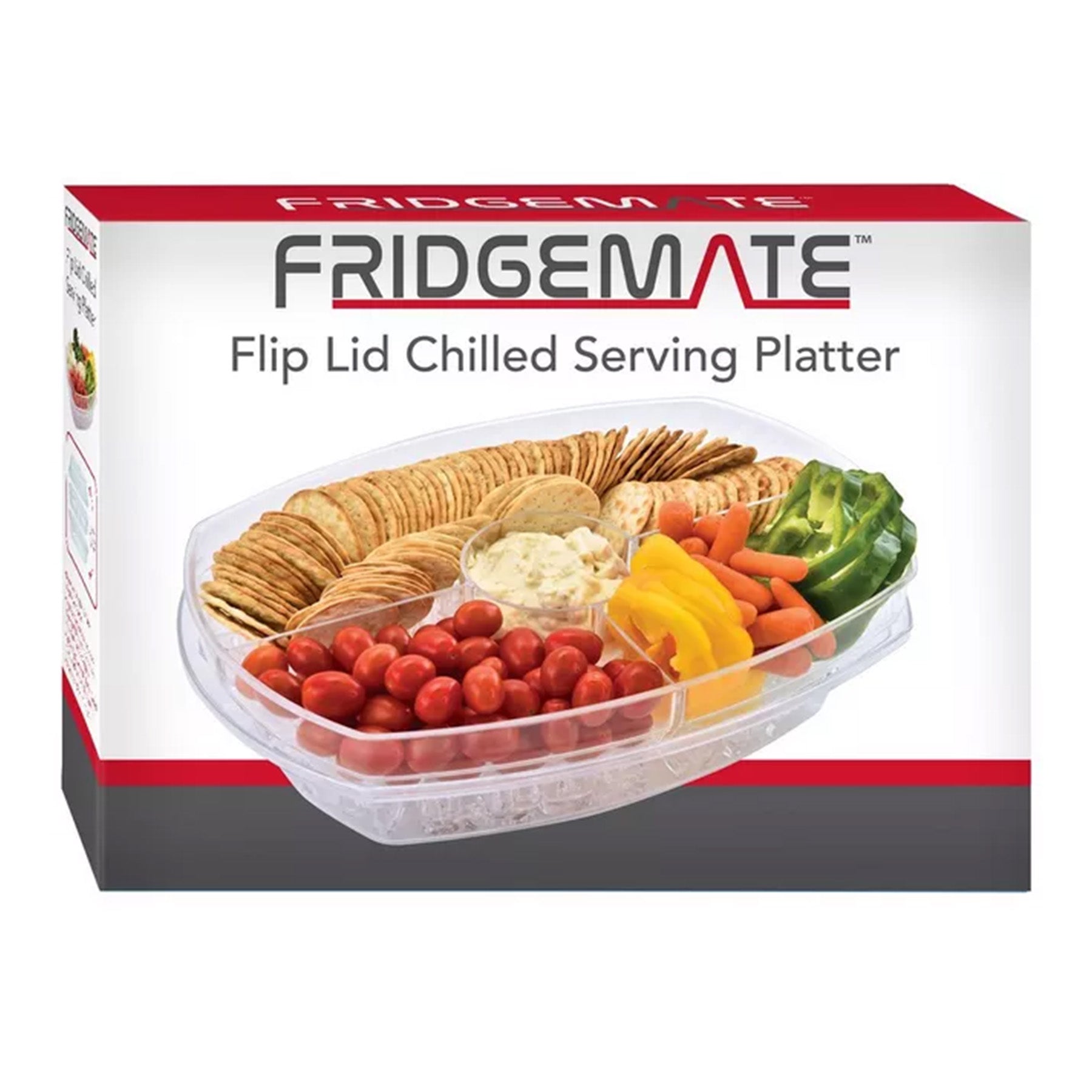 Flip Lid Chilled Serving Platter