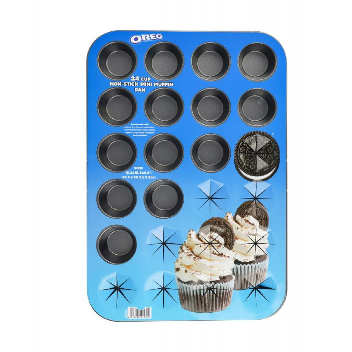 24 mini cupcake pan - Black