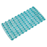 Pebblz Suction Non-Slip Bath Mat for Shower Bathtub, Stall, Set of 1, Blue