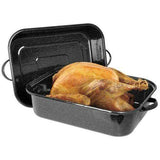 Rectangular Roaster With Lid - Black Color