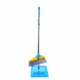 Dustban with broom set - Blue