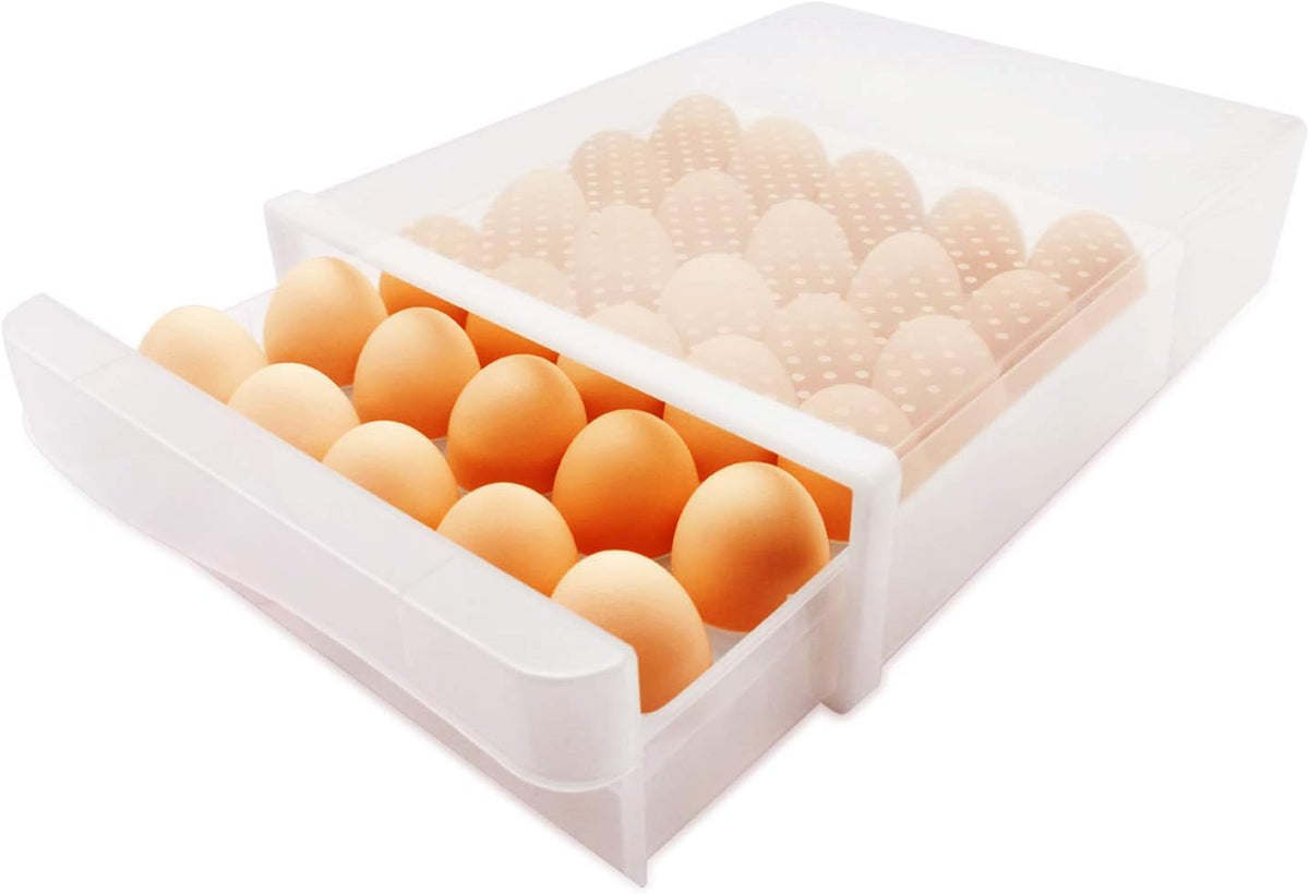 Egg box single layer, White