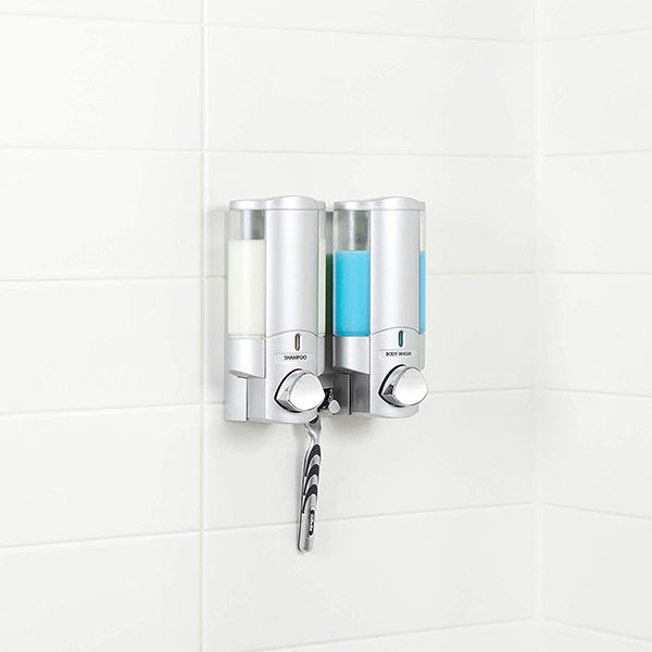 Shower Dispenser 2 in 1 Silver