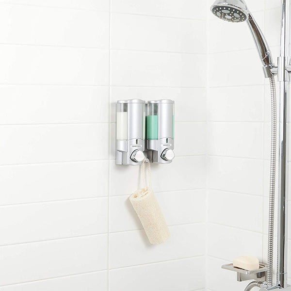 Shower Dispenser 2 in 1 Silver