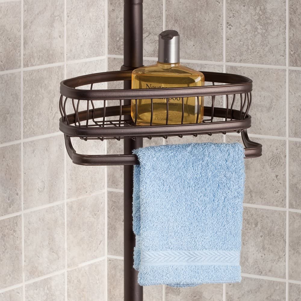 York Bronze 4 Tier Tension Shower Caddy