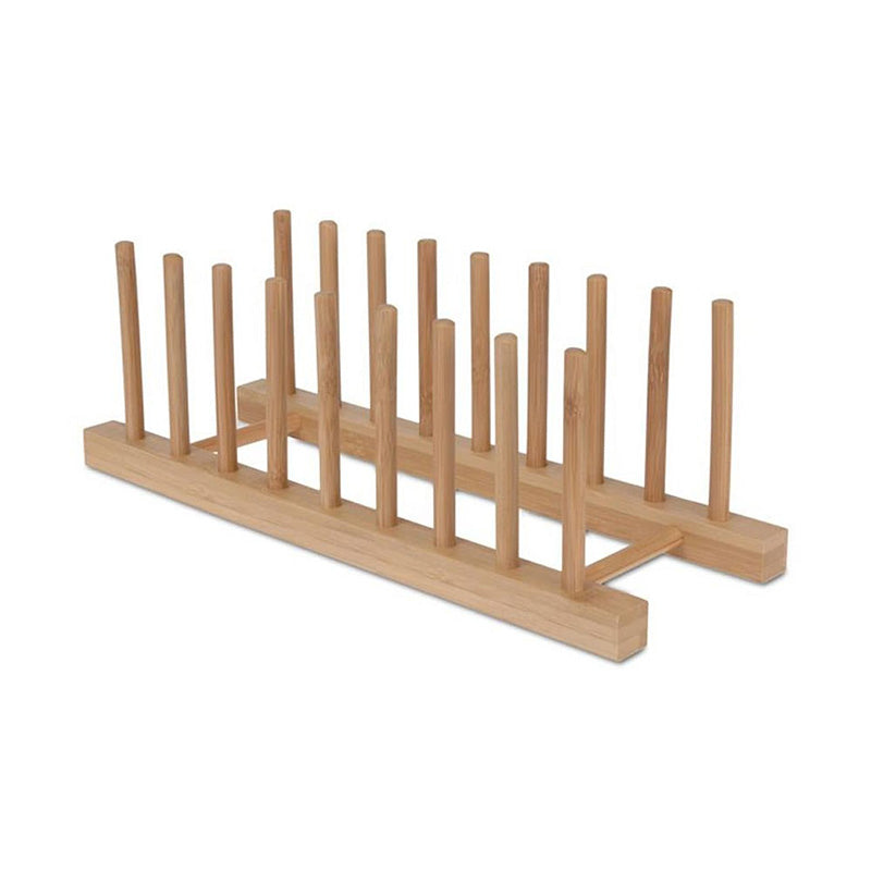 Large bamboo plate holder