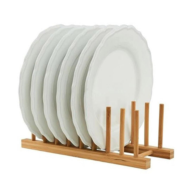 Large bamboo plate holder