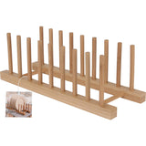 Large bamboo plate holder