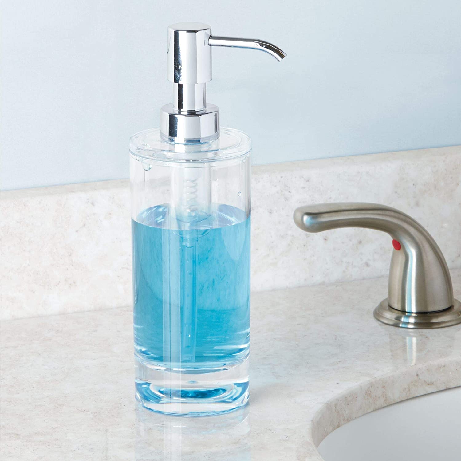 Liquid soap dispenser, Clear