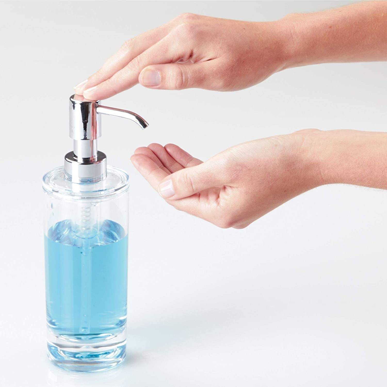 Liquid soap dispenser, Clear