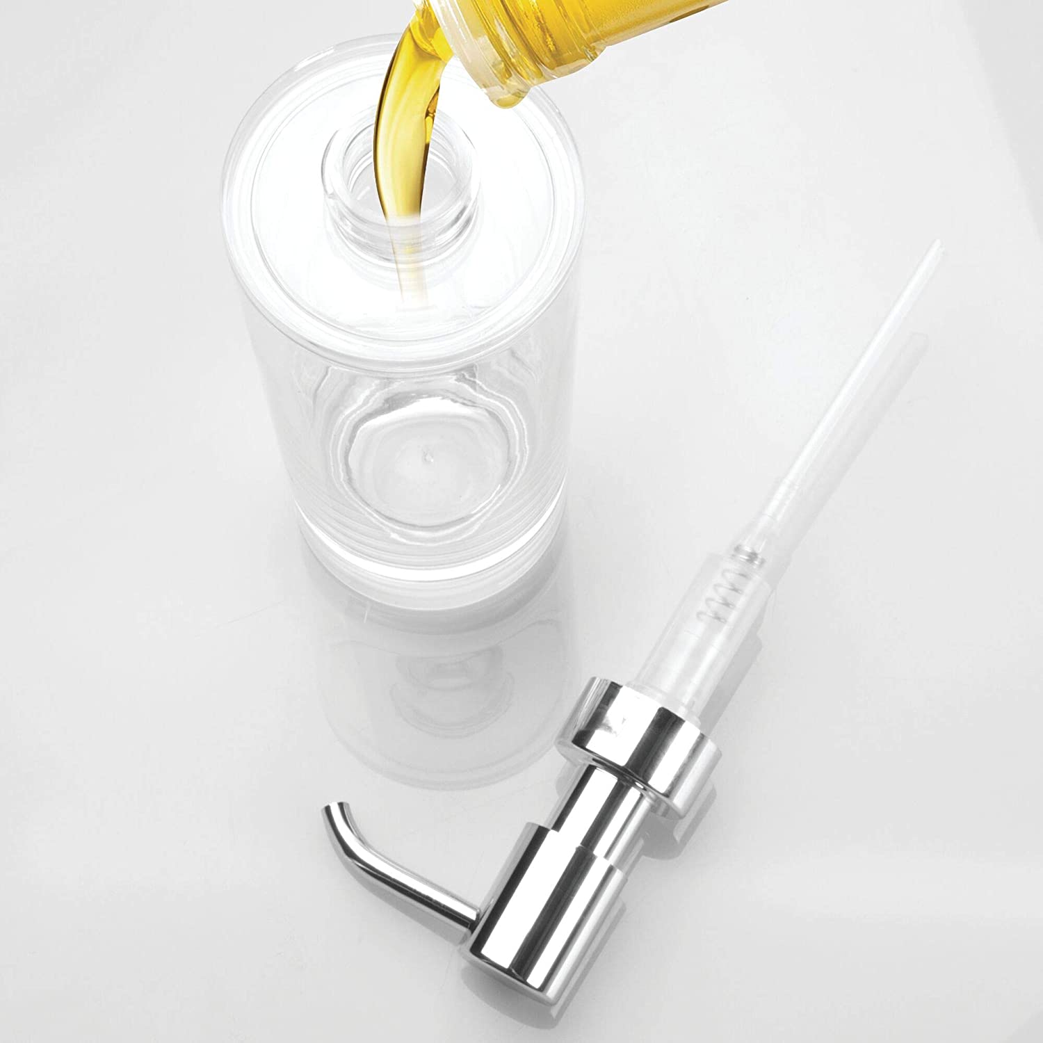 Liquid soap dispenser, Clear