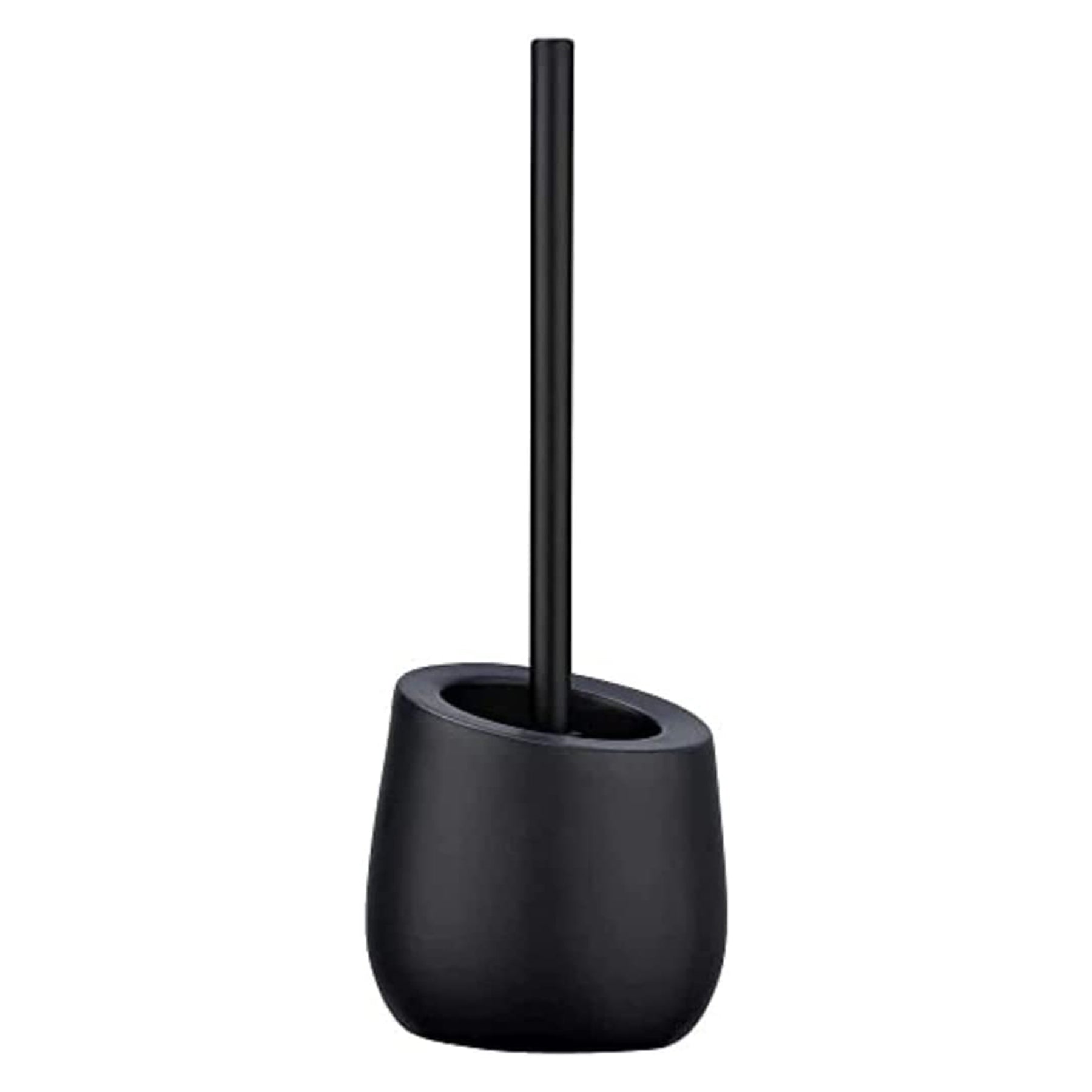 Toilet brush with holder, Black