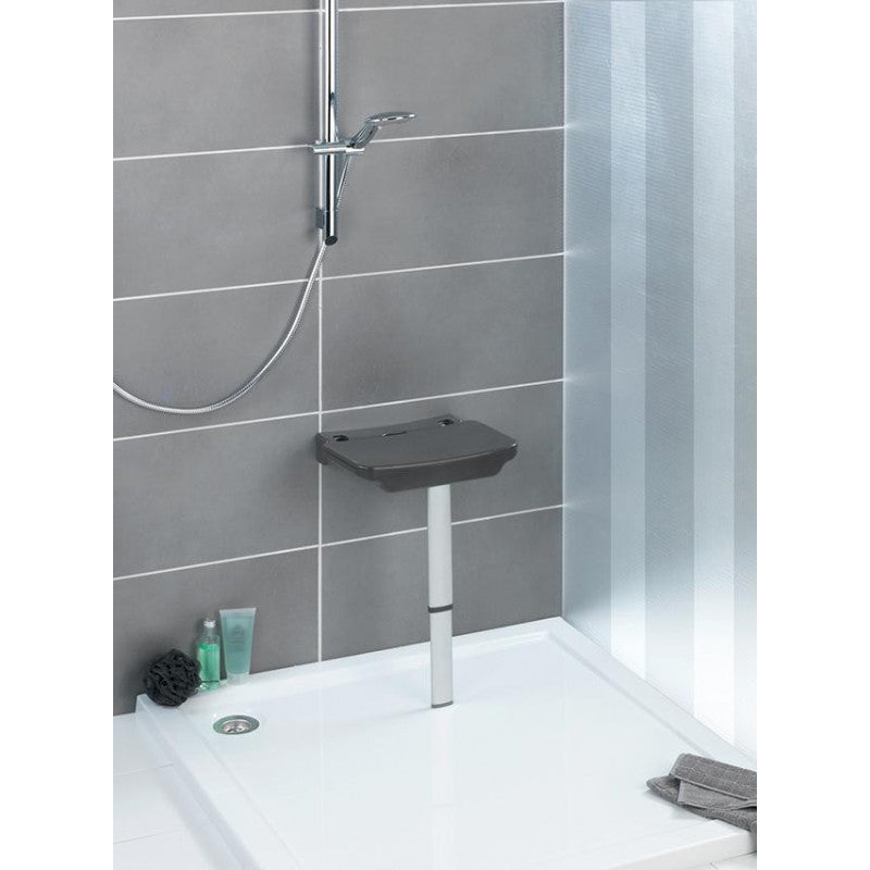 Folding shower seat - Grey