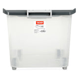 Storage box - Grey & Clear