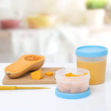 Food Container with lid - blue