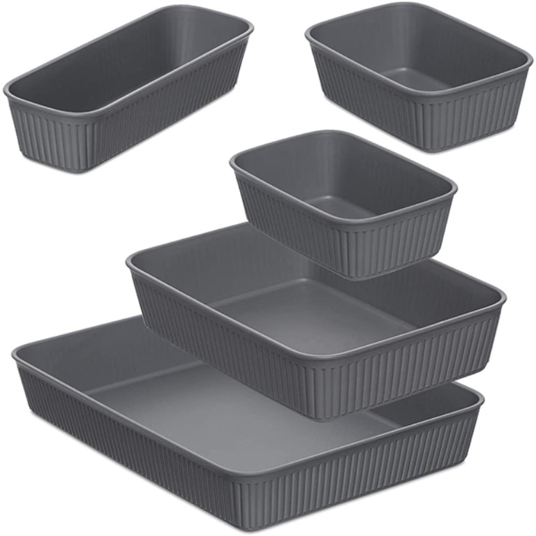 5 ORGANIZERS SET SLIM+2A6+A5+A4 BAOBAB SRP 8 GREY