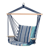 Striped Hanging Swing Chair - Blue