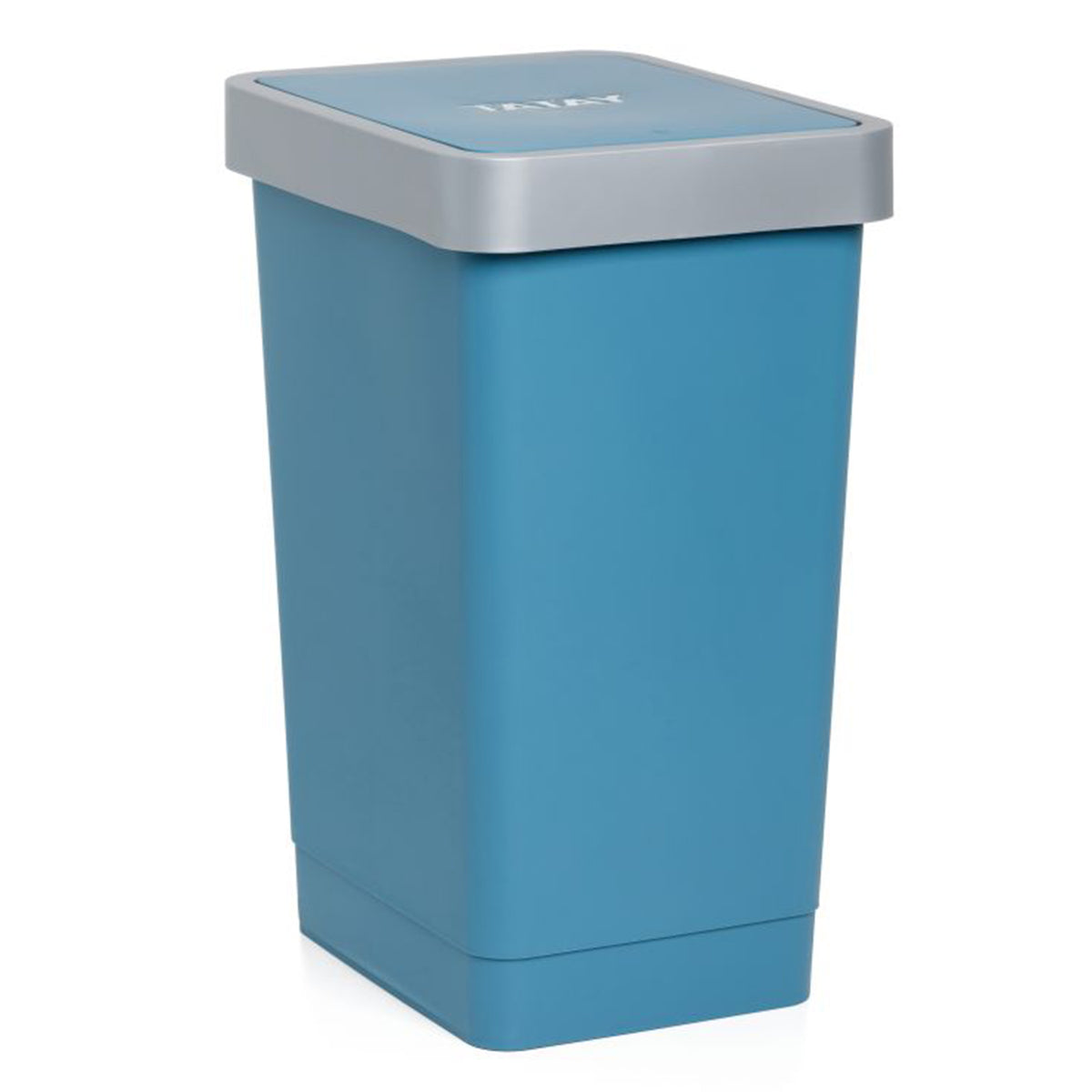 Dustbin with swing lid, Blue